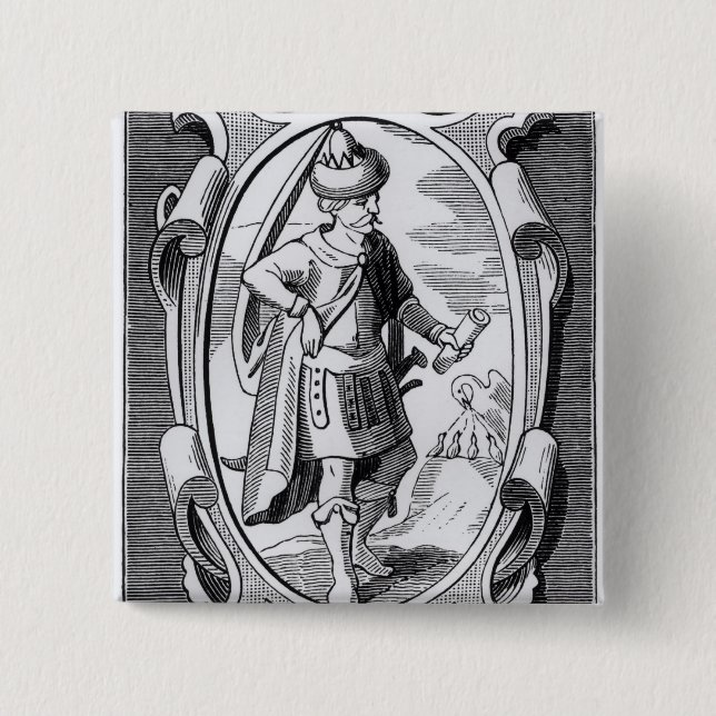 The Alchemist Geber 15 Cm Square Badge (Front)