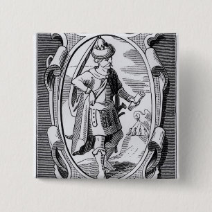 The Alchemist Geber 15 Cm Square Badge