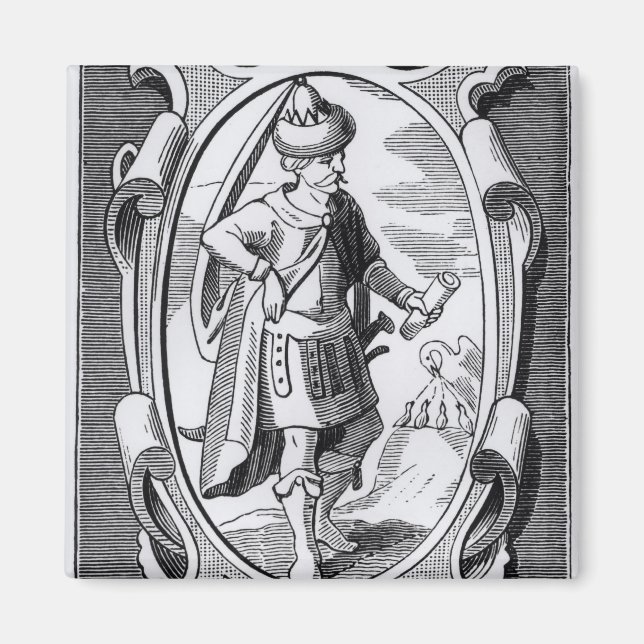 The Alchemist Geber Magnet (Front)