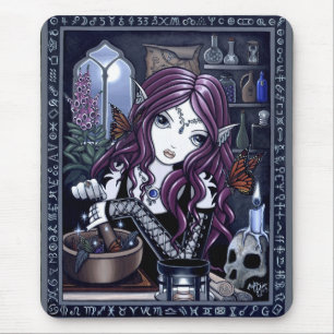 "The Alchemist" Gothic Magic Fairy Mouspad Mouse Pad