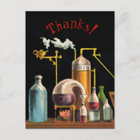 The Alchemist Mad Scientist Postcard