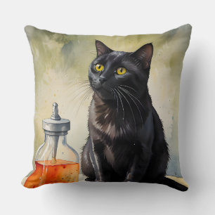 The Alchemist’s Cat Cushion