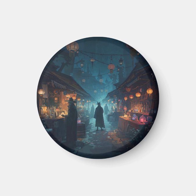 The Alchemist’s Lanterns Magnet (Front)