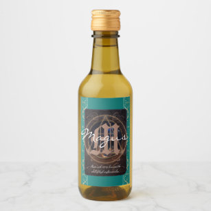The Alchemist's elixir baroque aristocrat monogram Wine Label