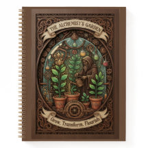The Alchemist's Garden 3D Wood Carved Fantasy 