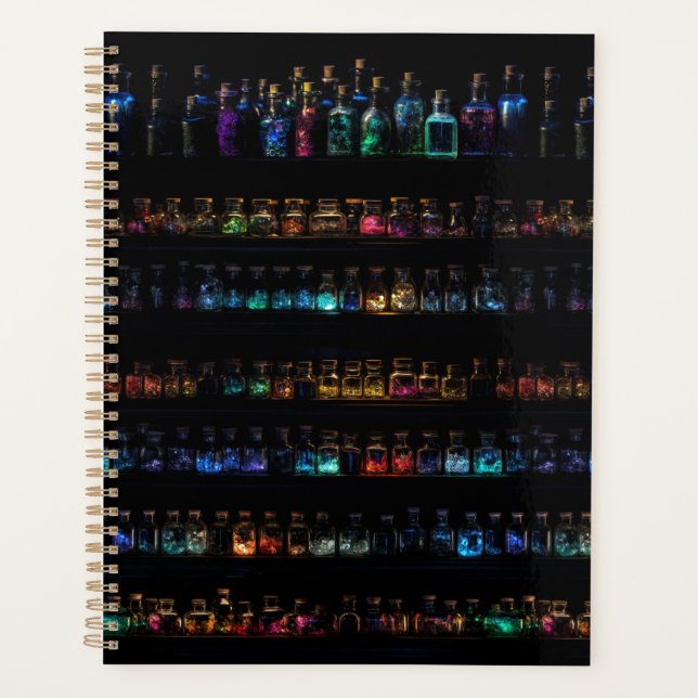 The Alchemy Lab - Potion Bottles Planner (Front)