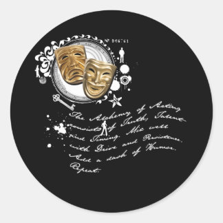 The Alchemy of Acting Classic Round Sticker