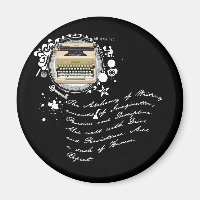 The Alchemy of Writing Magnet (Front)