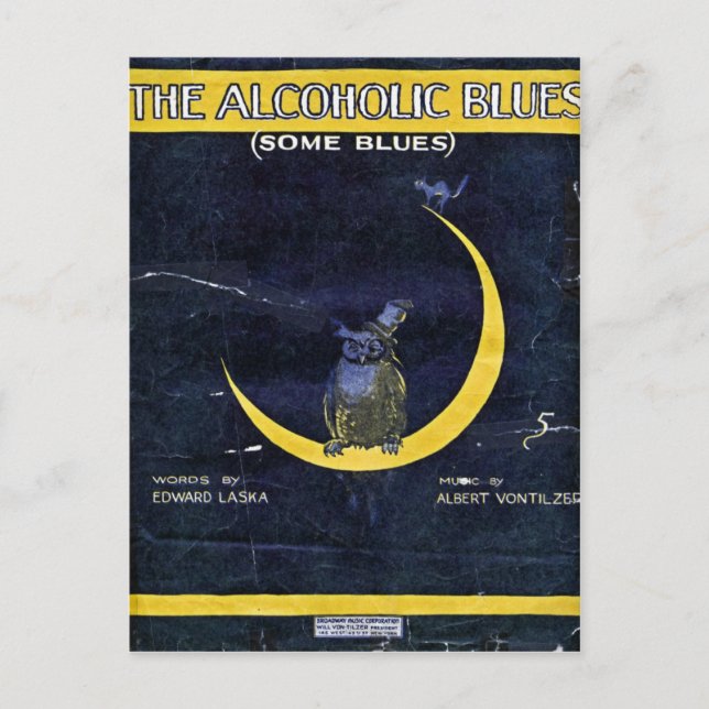 The Alcoholic Blues Postcard (Front)