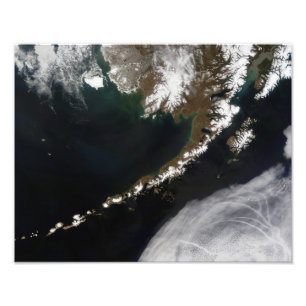 The Aleutian Islands and the Alaskan peninsula Photo Print