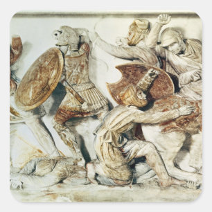 The Alexander Sarcophagus Square Sticker