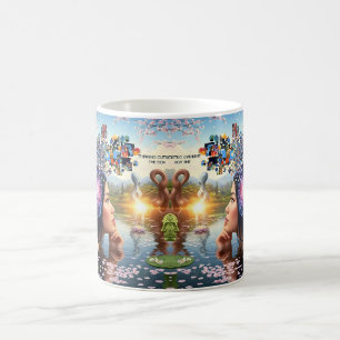 “The Algorithm of Dreams” – A Digital Portrait Coffee Mug