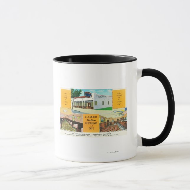 The Alhambra Italian Restaurant & Caf� Mug (Right)