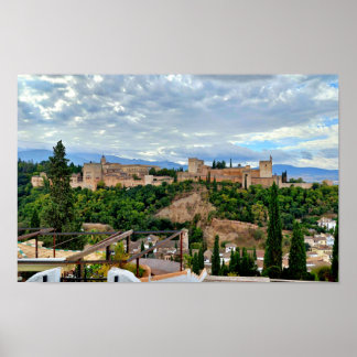The Alhambra of Granada Spain Poster