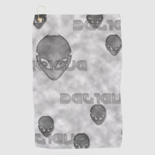 The alien Watchers Golf Towel