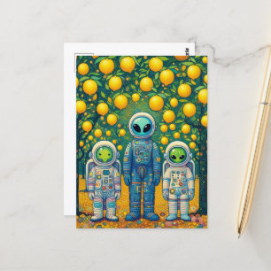 The Aliens in a Lemon Grove Postcard
