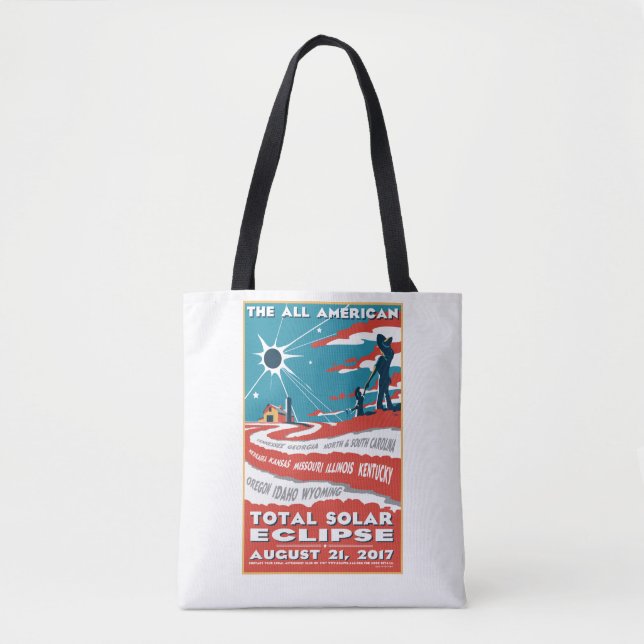 The All American Total Eclipse Tote Bag (Front)
