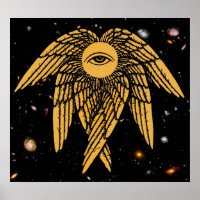The All Seeing Eye of Providence in Gold