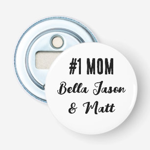 The All-Star Mom Personalized Team Spirit Design Bottle Opener