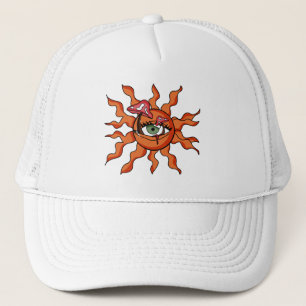 The All Sun-Seeing Mushroom Rays Trucker Hat