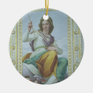 The Allegory of Chastity (fresco) Ceramic Tree Decoration