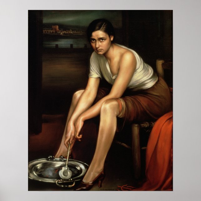 The Alluring Young Girl Poster (Front)