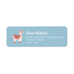 The Alpaca Return Address Label