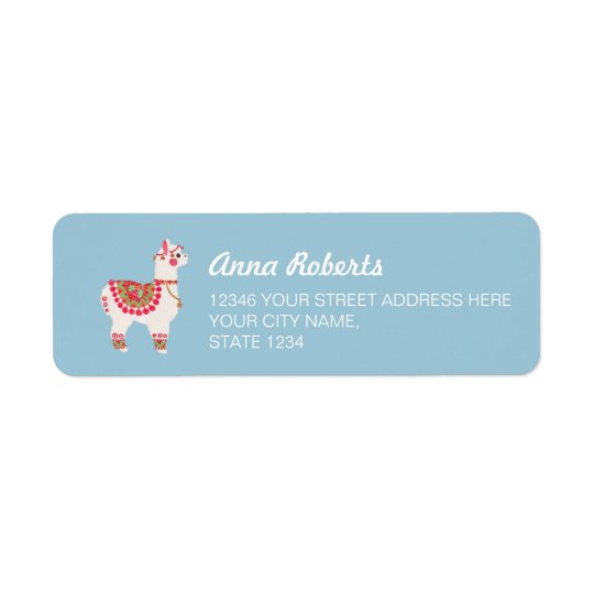 The Alpaca Return Address Label