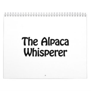 the alpaca whisperer calendar