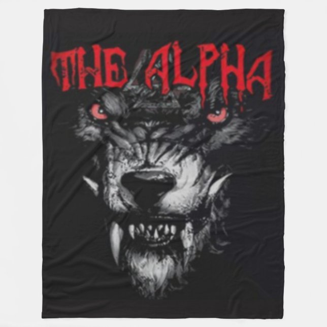 The ALPHA Fleece Blanket (Front)