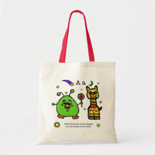 the alphabet book - Allen & Arnie - tote bag