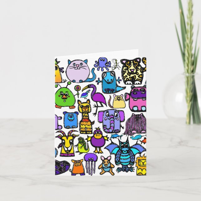 "the alphabet book" - Note Card (Front)