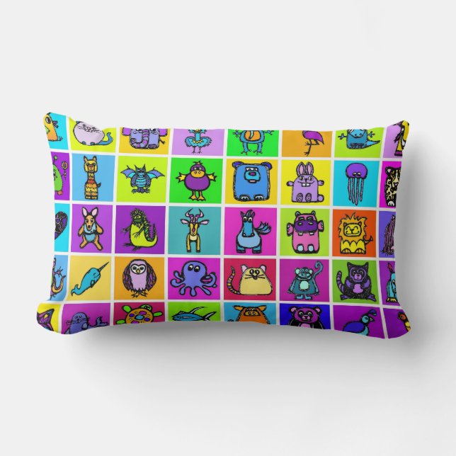 "the alphabet book" & penguins pillow - lumbar (Front)