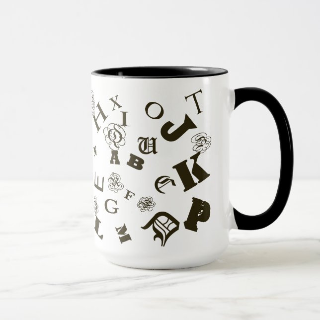 The Alphabet Mug (Right)