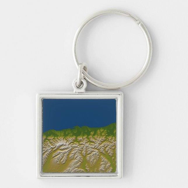 The Alpine fault along the west coast Key Ring (Front)