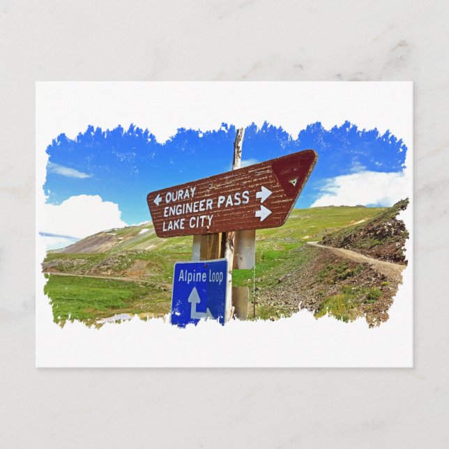 The Alpine Loop Postcard (Front)