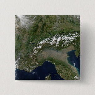 The Alps 2 15 Cm Square Badge