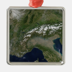 The Alps 2 Metal Ornament