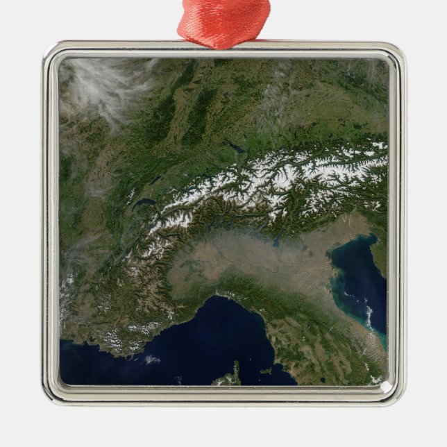 The Alps 2 Metal Ornament (Front)