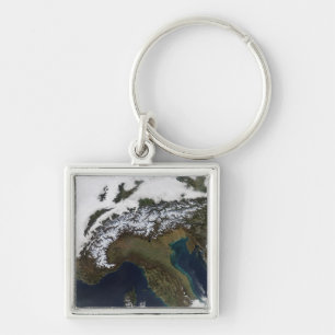 The Alps 4 Key Ring