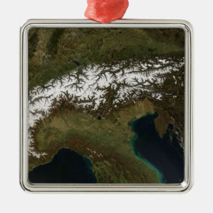 The Alps Metal Ornament
