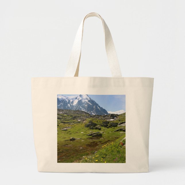 The Alps mountain range - Stunning! Large Tote Bag (Front)