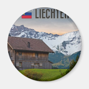 The Alps of Liechtenstein Magnet