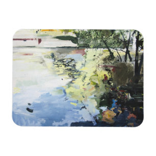 The Alster in High Summer Hamburg 2013 Magnet
