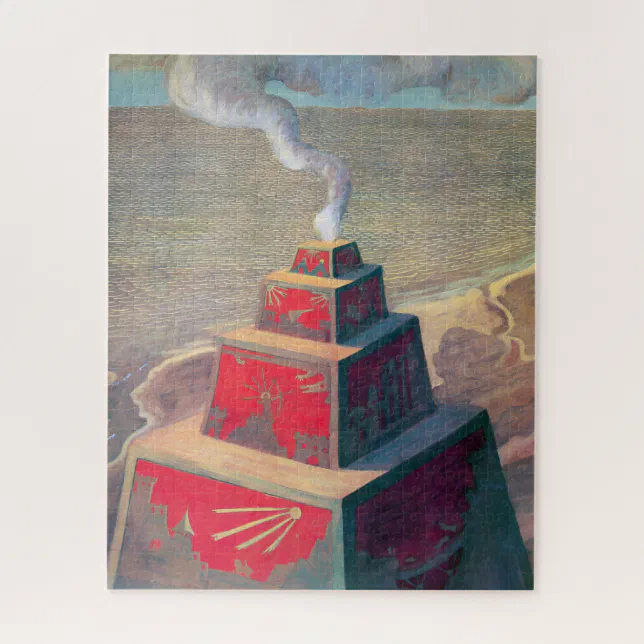 The Altar | Mikalojus Ciurlionis | Jigsaw Puzzle | Zazzle