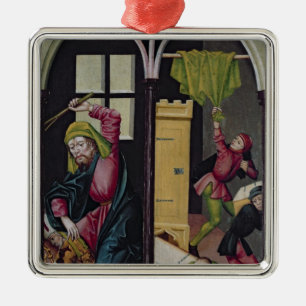 The Altarpiece of St. Nicholas Metal Tree Decoration