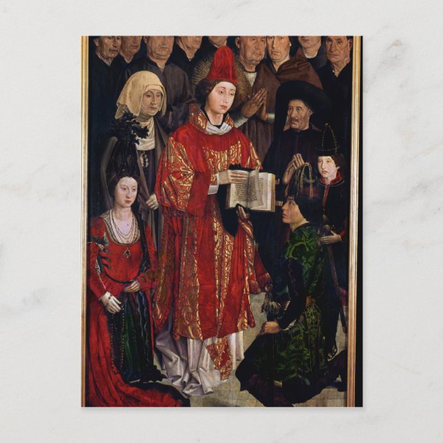 The Altarpiece of St. Vincent Postcard (Front)