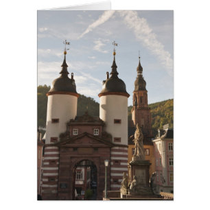 The Alte Brucke in Old Town, Heidelberg, Germany