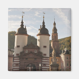 The Alte Brucke in Old Town, Heidelberg, Germany Magnet