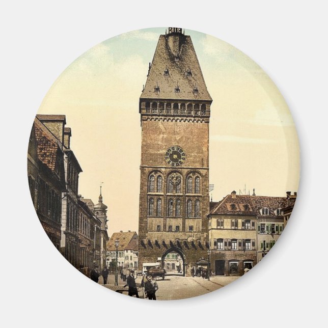 The Altportel, Speyer, the Rhine, Germany rare Pho Magnet (Front)